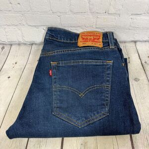Levis 559 Jeans Mens 36x34 Blue Relaxed Straight Leg Denim Pants Dark Wash